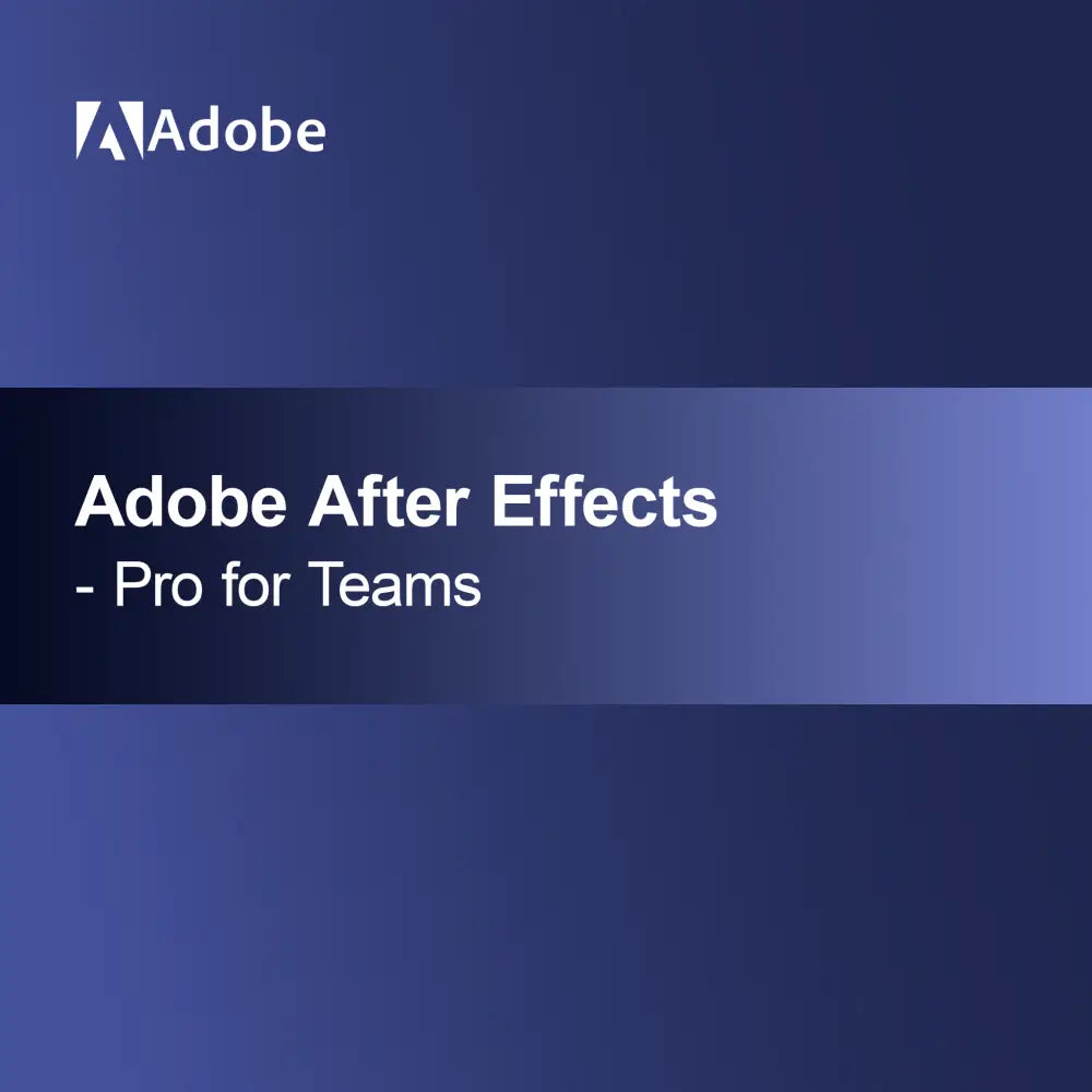 Adobe After Effects - Pro per Team