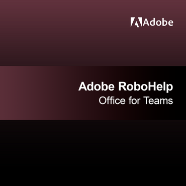Adobe RoboHelp Office per Team