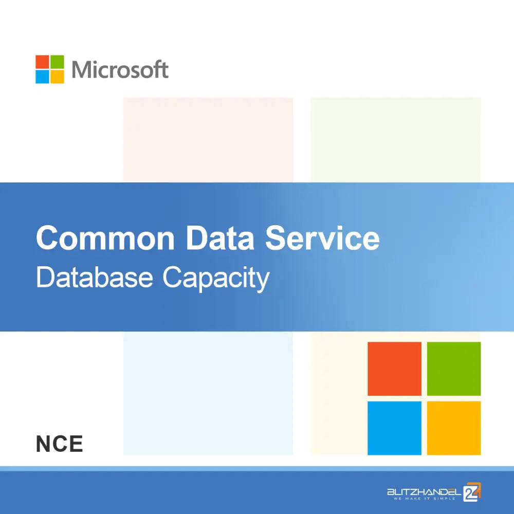 Capacità del Database Common Data Service (NCE)