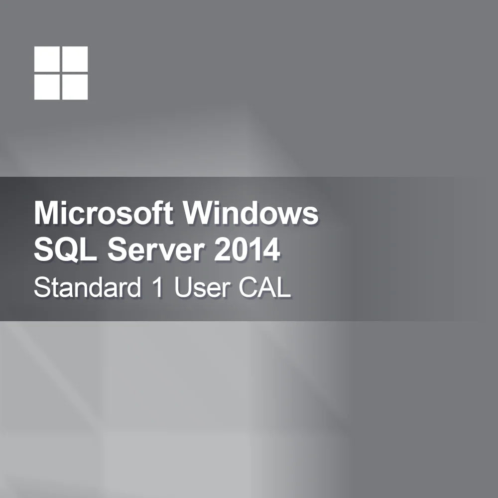 Microsoft SQL Server 2014 Standard 1 Utente CAL
