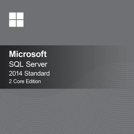 Microsoft SQL Server 2014 Standard - 2 Core Edition
