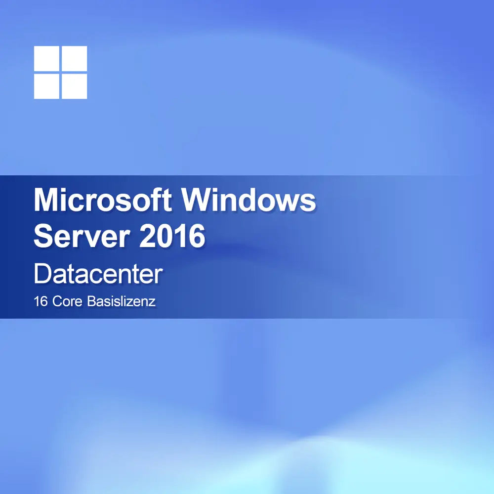 Microsoft Windows Server 2016 Datacenter 16 Core Licenza base
