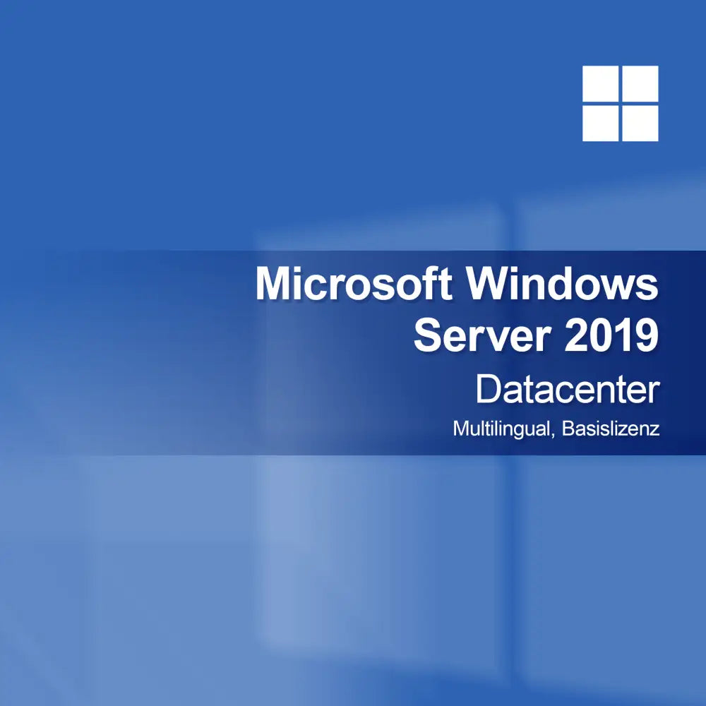 Microsoft Windows Server 2019 Datacenter, Multilingue, Licenza base