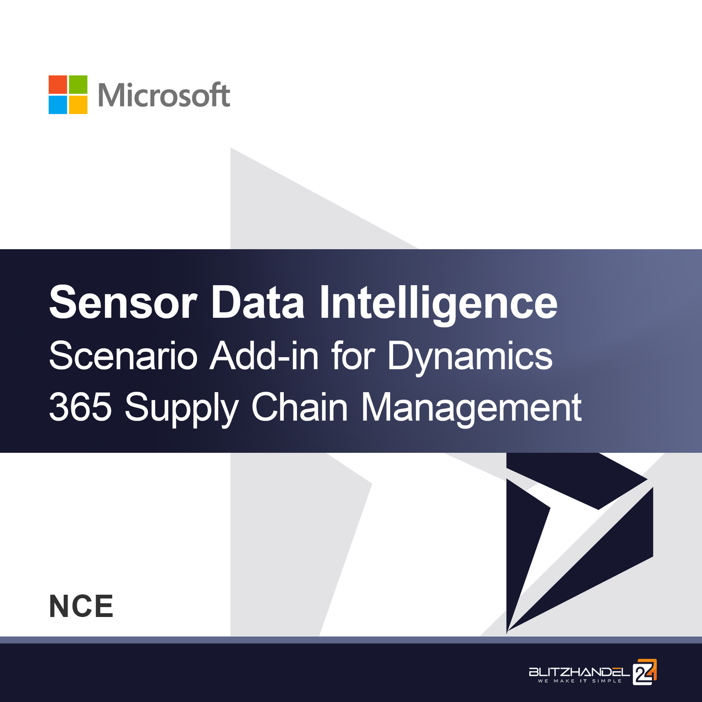 Add-in Scenario di Intelligenza dei Dati Sensore per Dynamics 365 Supply Chain Management (NCE)