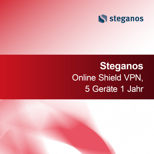 Steganos Online Shield VPN, 5 dispositivi 1 anno