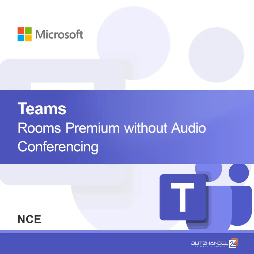 Teams Rooms Premium senza Audio Conferencing (NCE)
