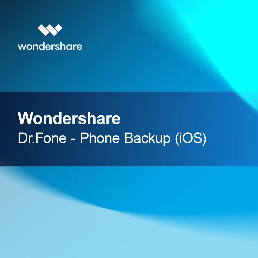 Wondershare Dr.Fone - Backup Telefono (iOS)
