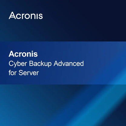 Acronis Cyber Backup Advanced for Server