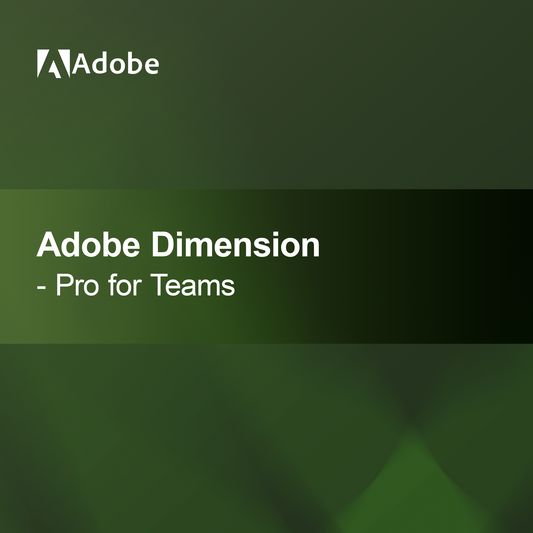 Adobe Dimension - Pro per Team