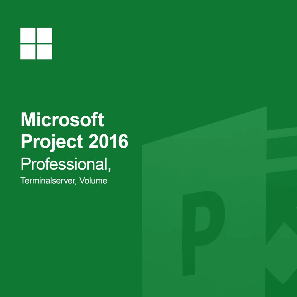 Microsoft Project 2016 Professionale, Terminalserver, Volume