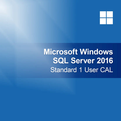 Microsoft SQL Server 2016 Standard 1 Utente CAL