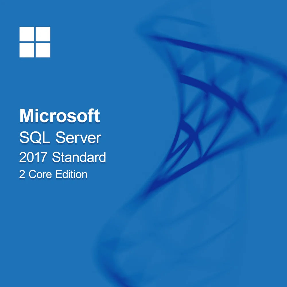 Microsoft SQL Server 2017 Standard, Edizione 2 Core
