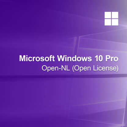 Microsoft Windows 10 Pro Open-NL (Licenza Aperta)