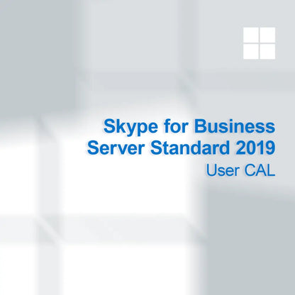 Skype for Business Server Standard 2019 Licenza Utente CAL