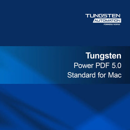 Tungsten Power PDF 5.0 Standard per Mac