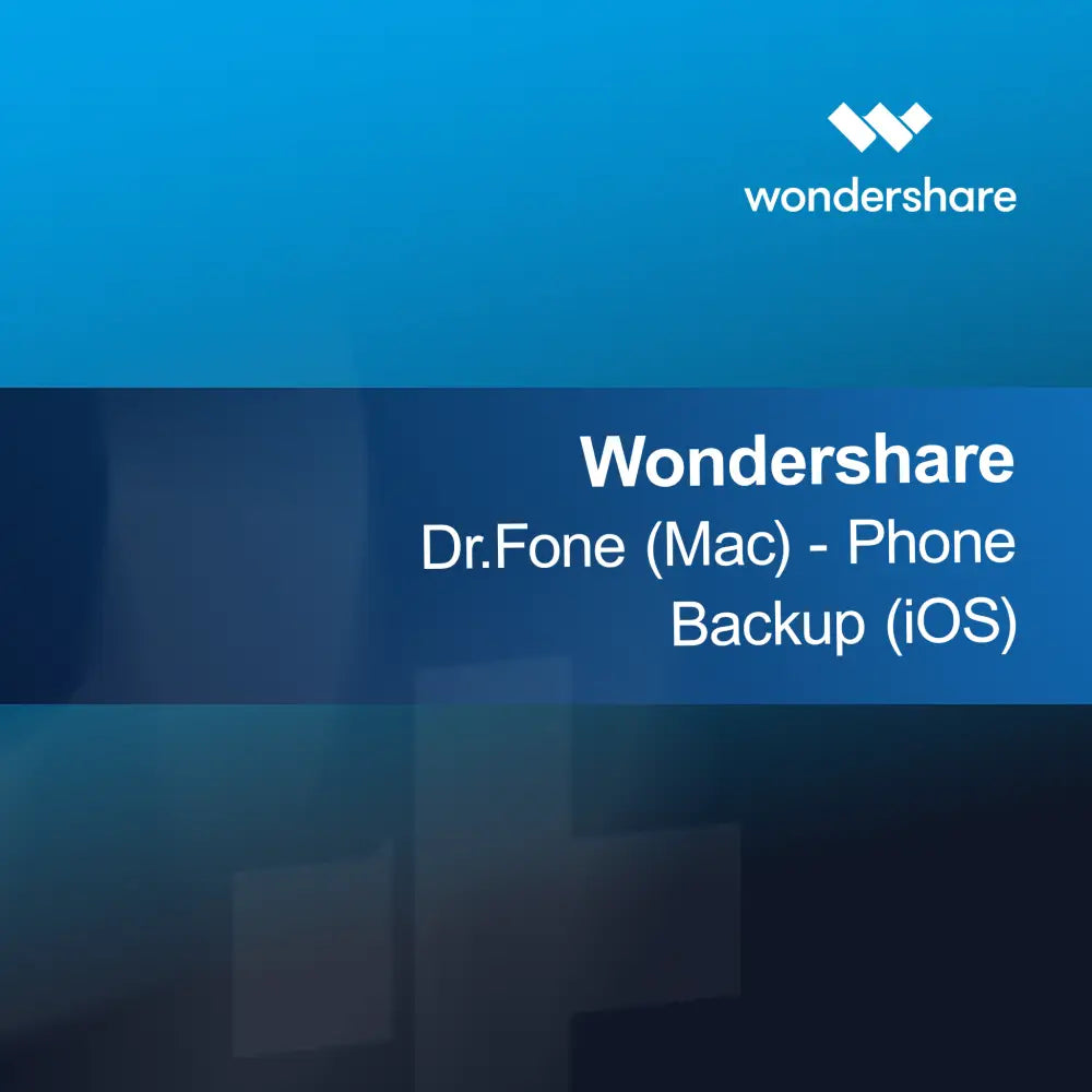 Wondershare Dr.Fone (Mac) - Backup Telefono (iOS)