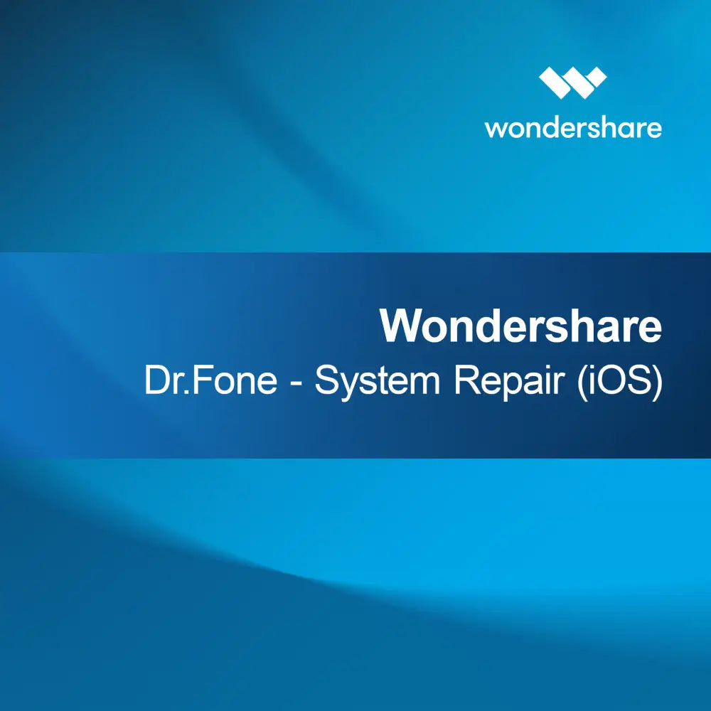 Wondershare Dr.Fone - Riparazione del Sistema (iOS)